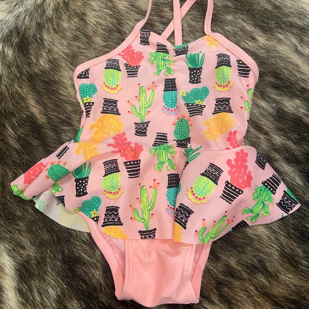 Cat & Jack cactus swimsuit